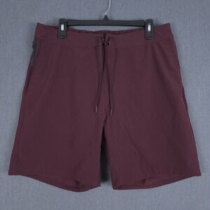 Ten Thousand Foundation Shorts Mens XL Maroon 7" Inseam No Liner Workout Gym